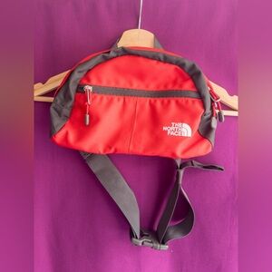 The North Face Red Belt Bag Waist Pack Crossbody Festival Hiking